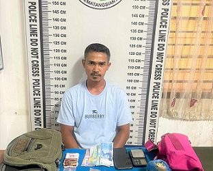 Pelaku Ricyk Hamdani Panjaitan dan barang bukti