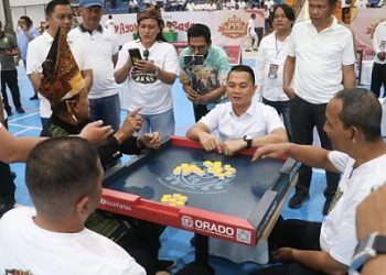 Kapolres Simalungun AKBP Dr. Hendri Nupia Dinka Barus, S.H., S.I.K., M.M Hadiri Opening Tournamen Domino Orado 101 Piala Panglima TNI